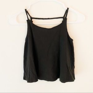 Lipstick Girls Black Crop Top